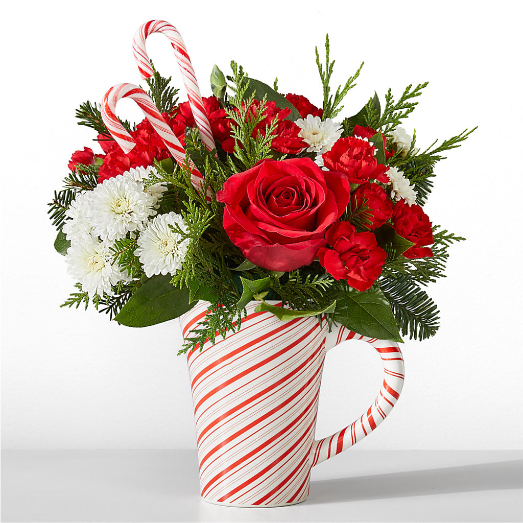 Peppermint Swirl Mug – The Happy Florist, Sanford FL