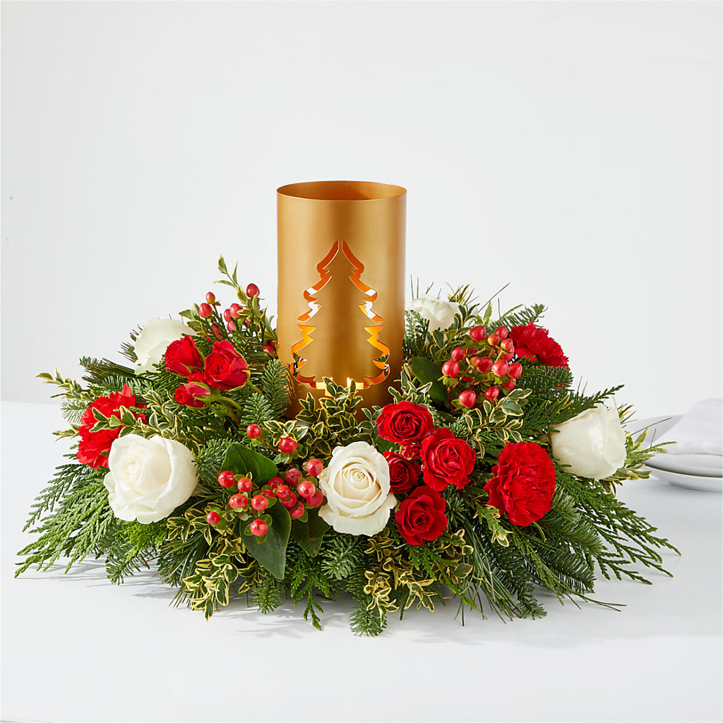 December Dreams Centerpiece – The Happy Florist, Sanford FL