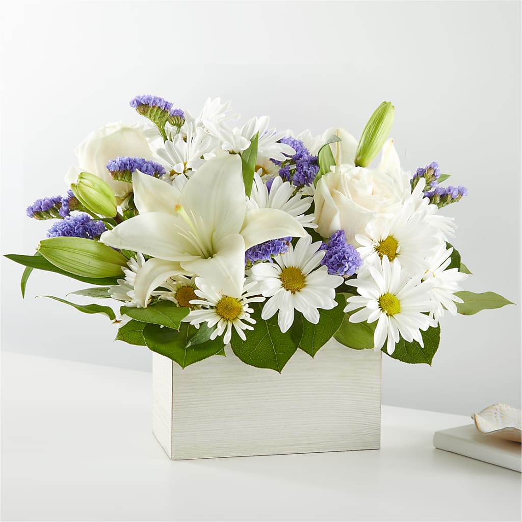 Beyond Blue Box Bouquet – The Happy Florist, Sanford FL