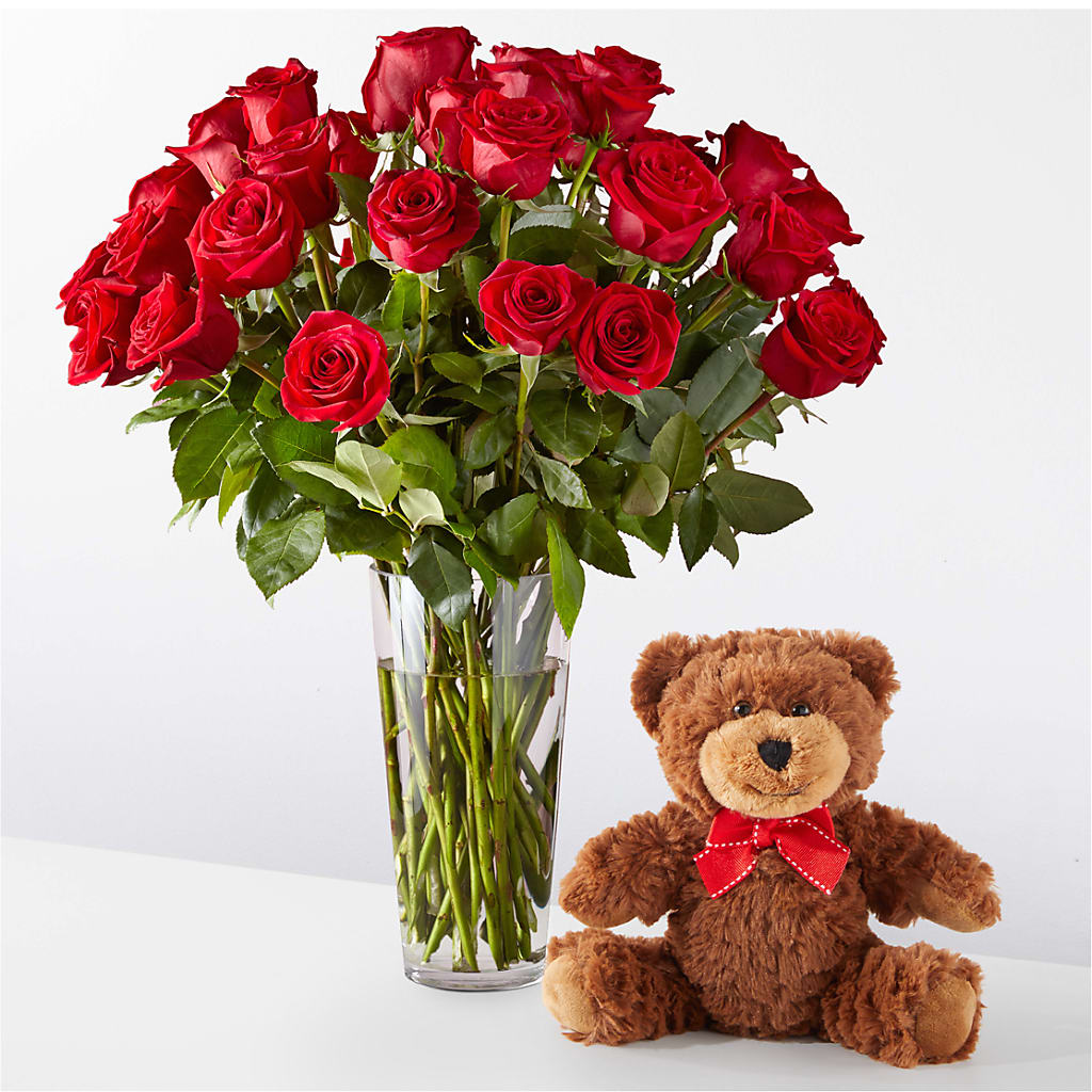 Romantic Long Stem Red Rose Bouquet Bundles – The Happy Florist, Sanford FL