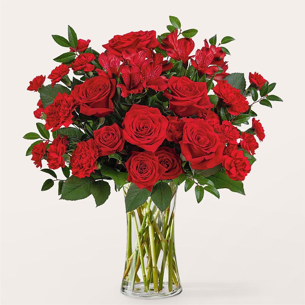 Brilliant Ruby Bouquet – The Happy Florist, Sanford FL