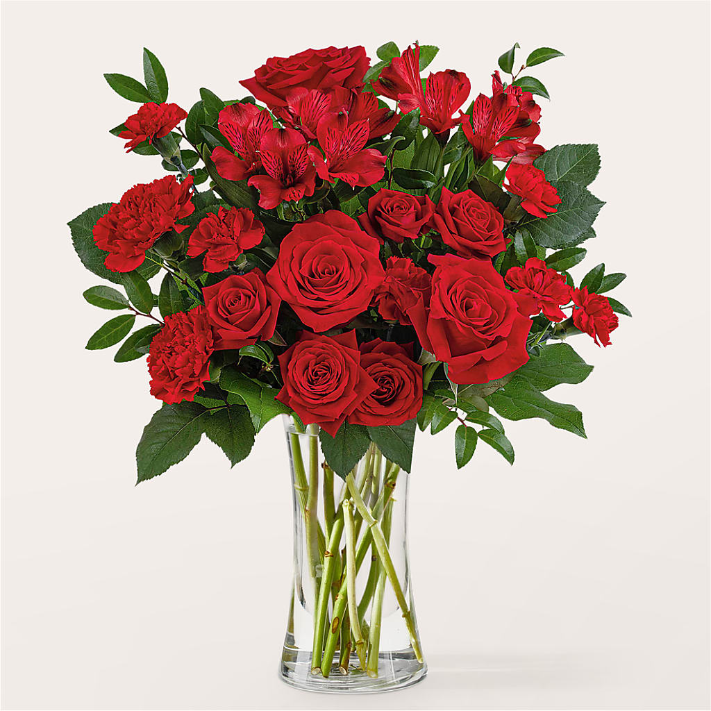 Brilliant Ruby Bouquet – The Happy Florist, Sanford FL