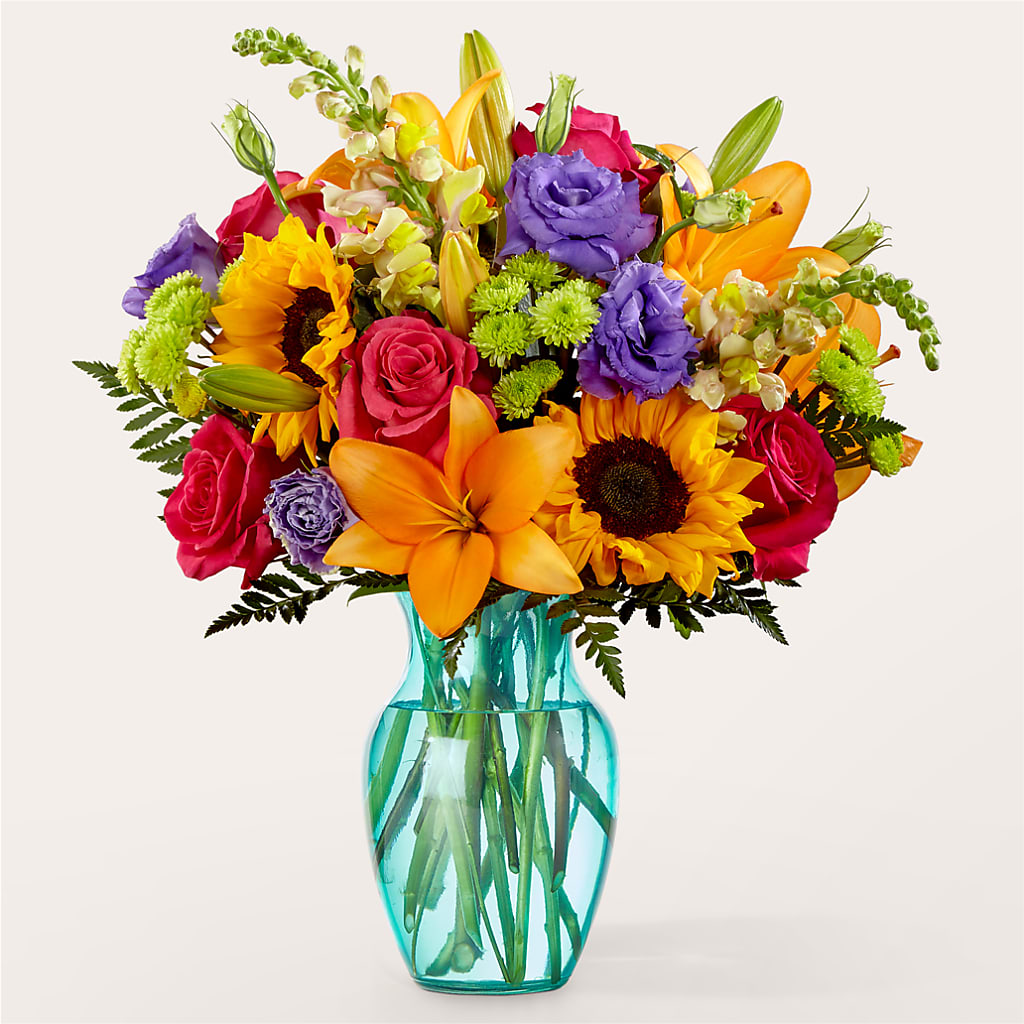 Double Rainbow Bouquet – The Happy Florist, Sanford FL