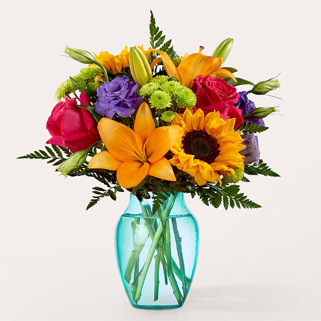 Double Rainbow Bouquet – The Happy Florist, Sanford FL