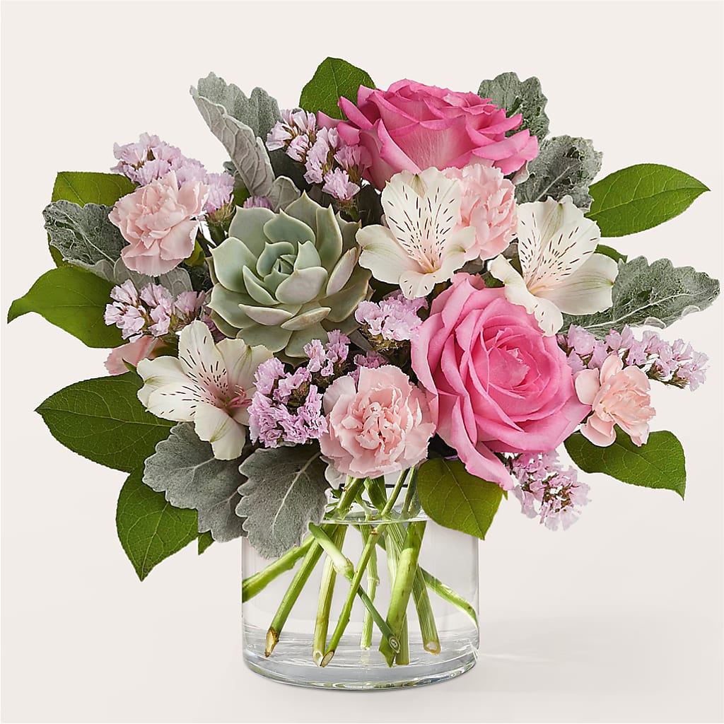 Dusty Rose Bouquet – The Happy Florist, Sanford FL