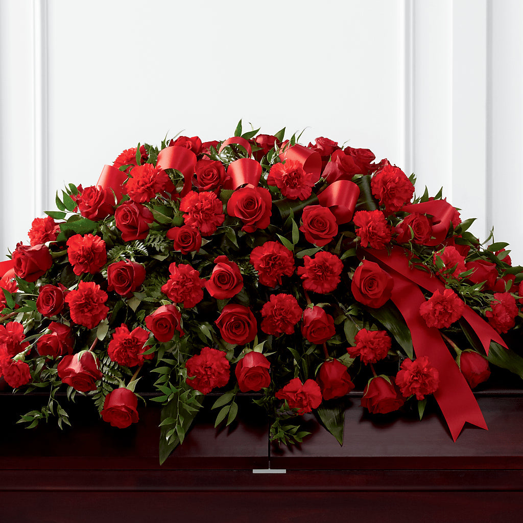 Tribute of Life Casket Spray – The Happy Florist, Sanford FL
