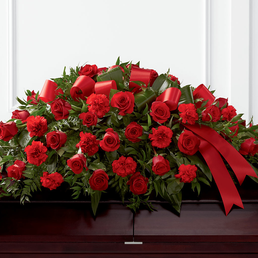Tribute of Life Casket Spray – The Happy Florist, Sanford FL