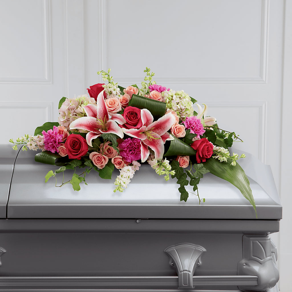 Splendid Grace Casket Spray – The Happy Florist, Sanford FL