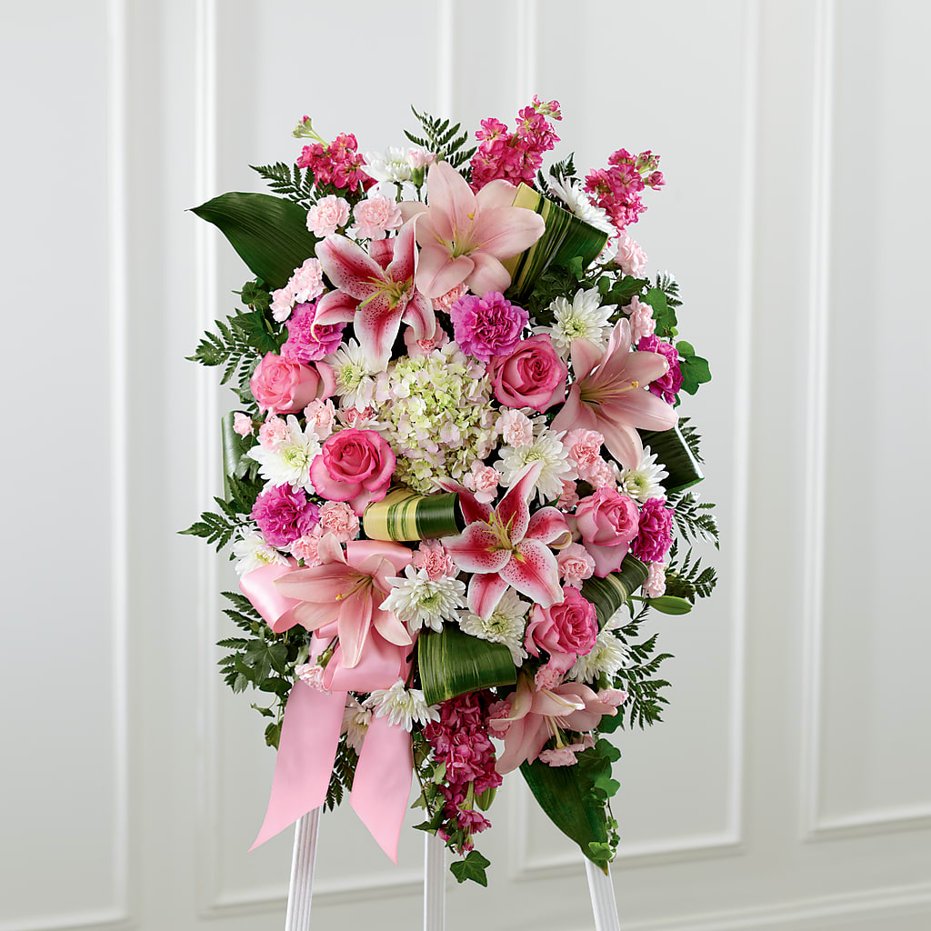Comforting Standing Spray – The Happy Florist, Sanford FL