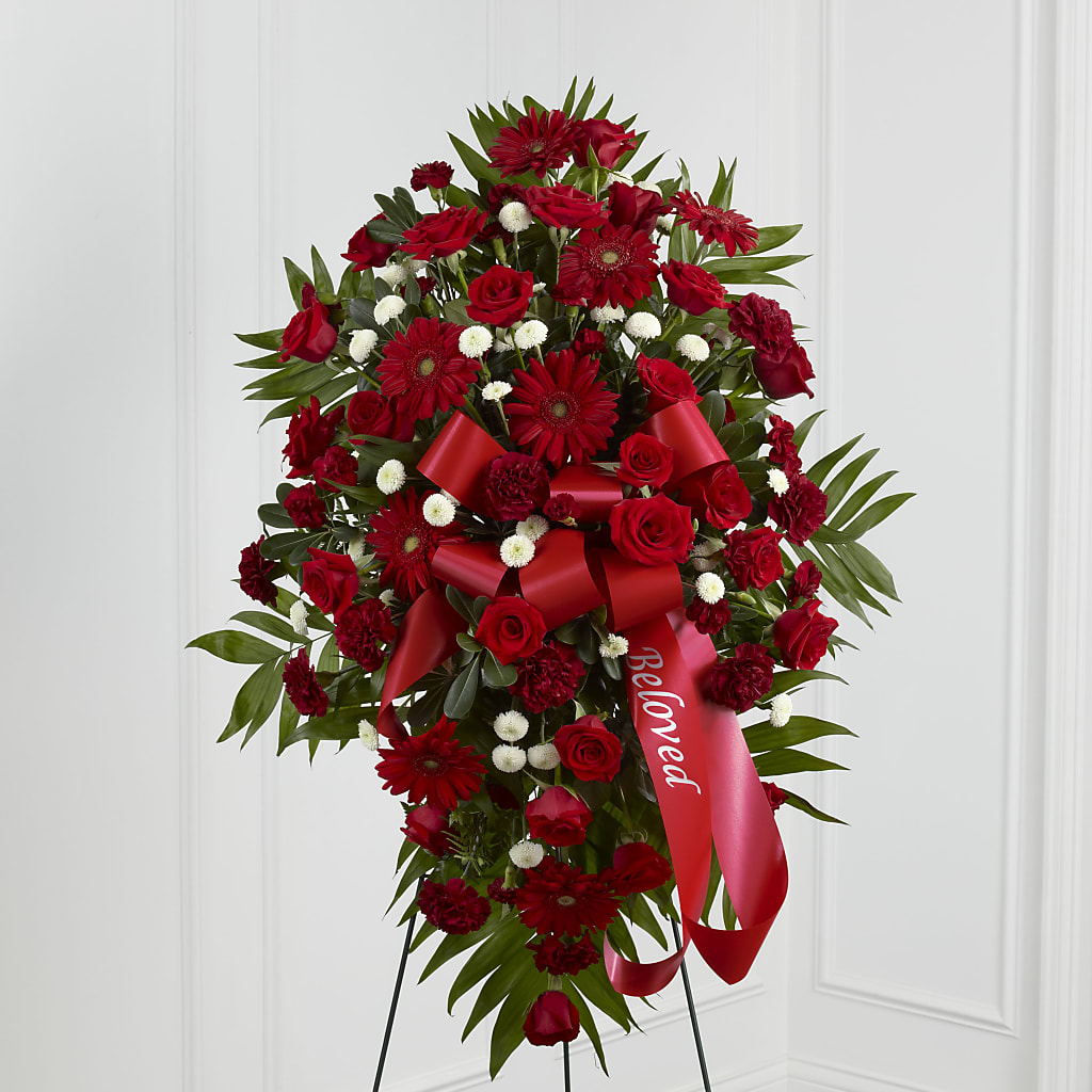 Treasured Memories Standing Spray – The Happy Florist, Sanford FL