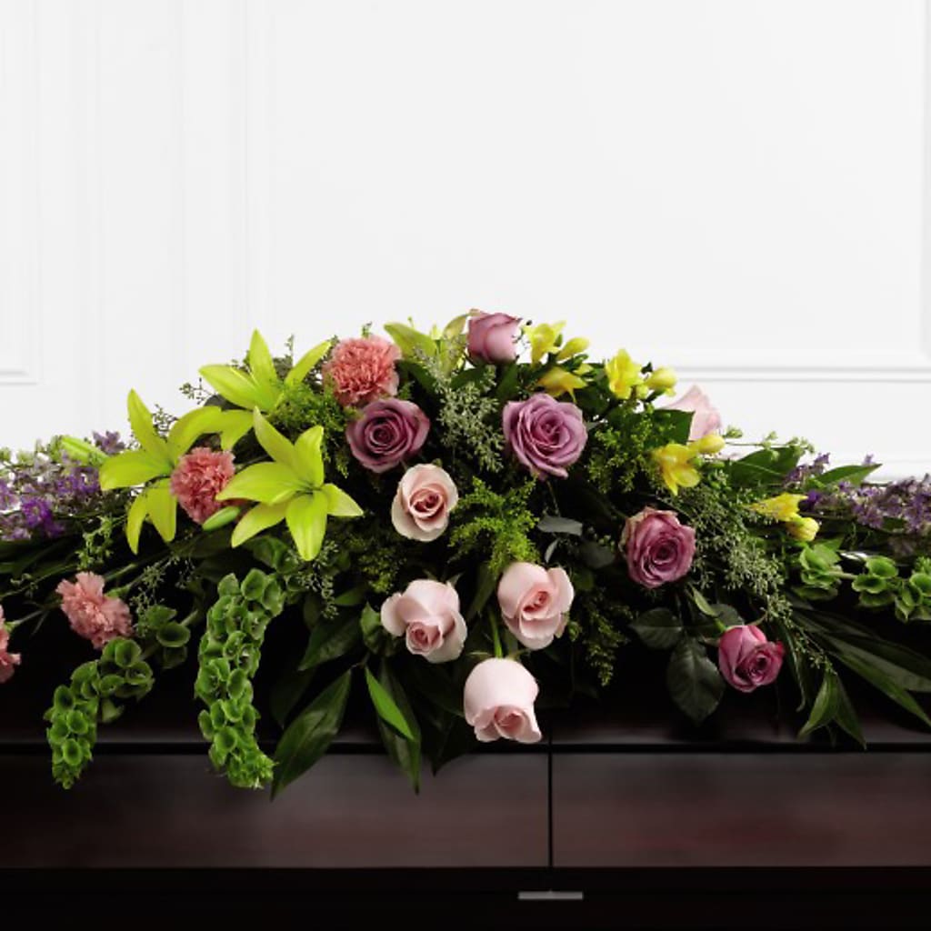 Forever Beloved Casket Spray – The Happy Florist, Sanford FL