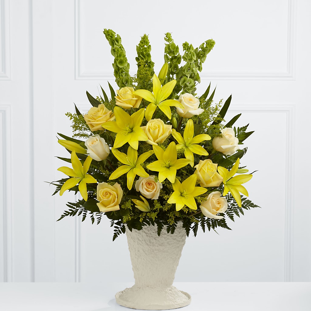 Golden Memories Arrangement – The Happy Florist, Sanford FL