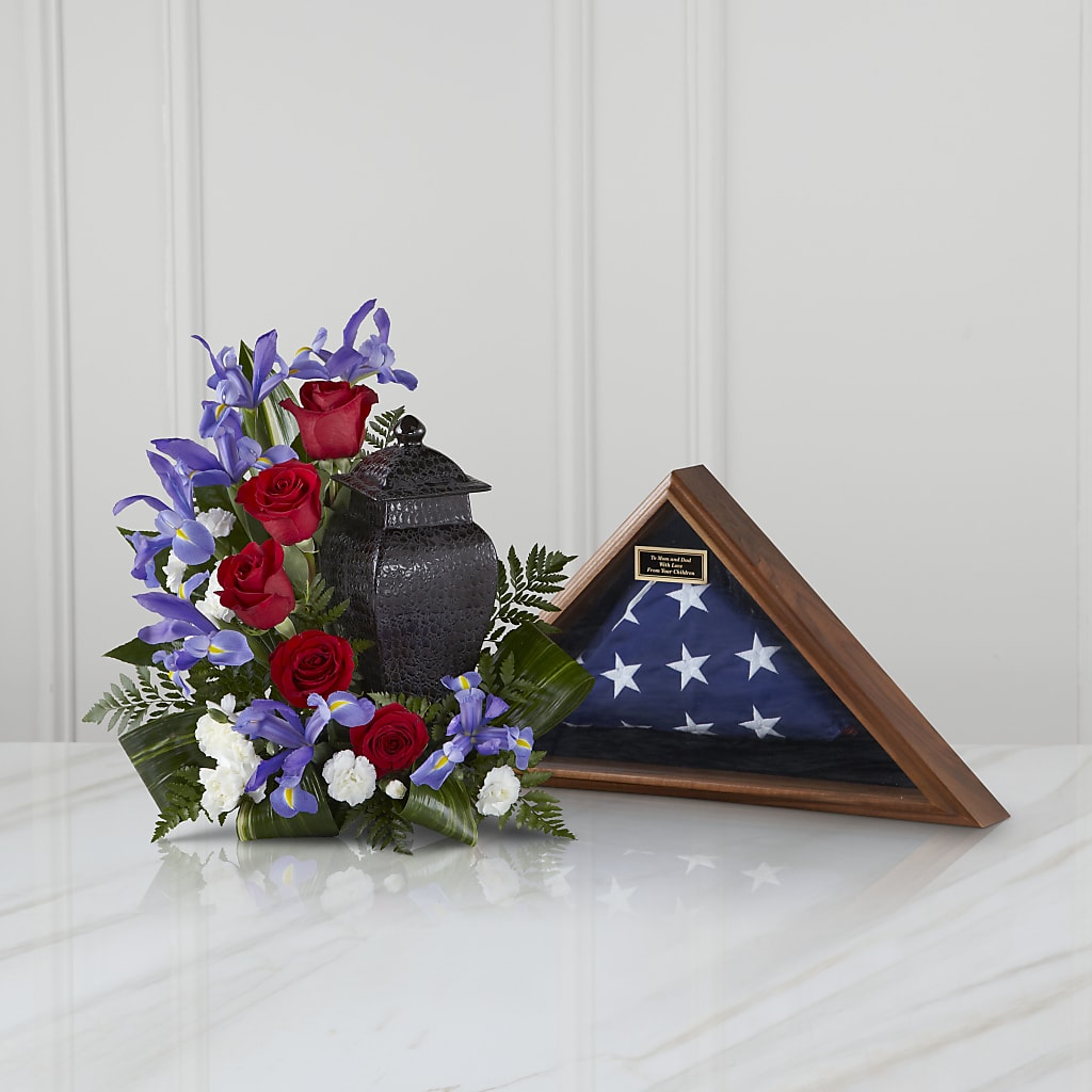 Patriotic Tribute Arrangement – The Happy Florist, Sanford FL
