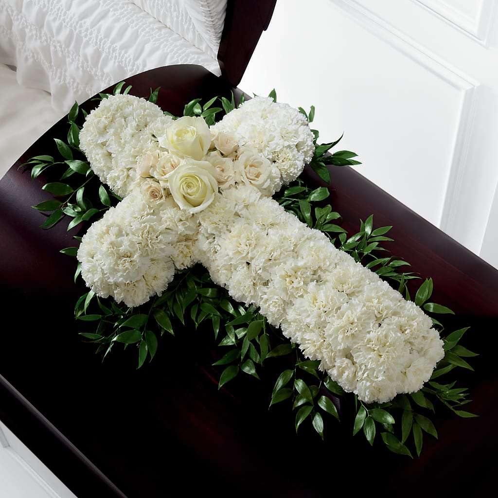 Peaceful Memories Casket Spray (Standard) – The Happy Florist, Sanford FL