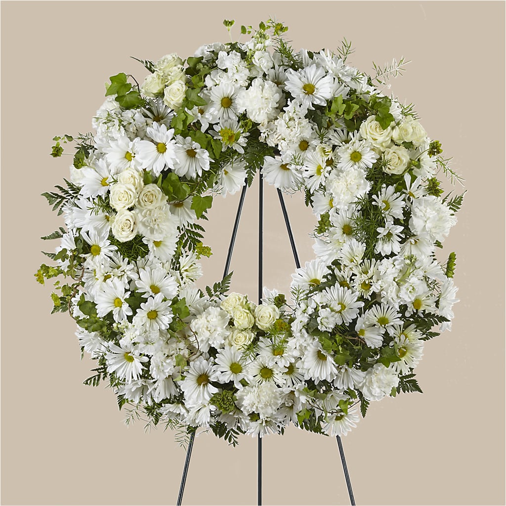 Faithful Wishes Wreath – The Happy Florist, Sanford FL