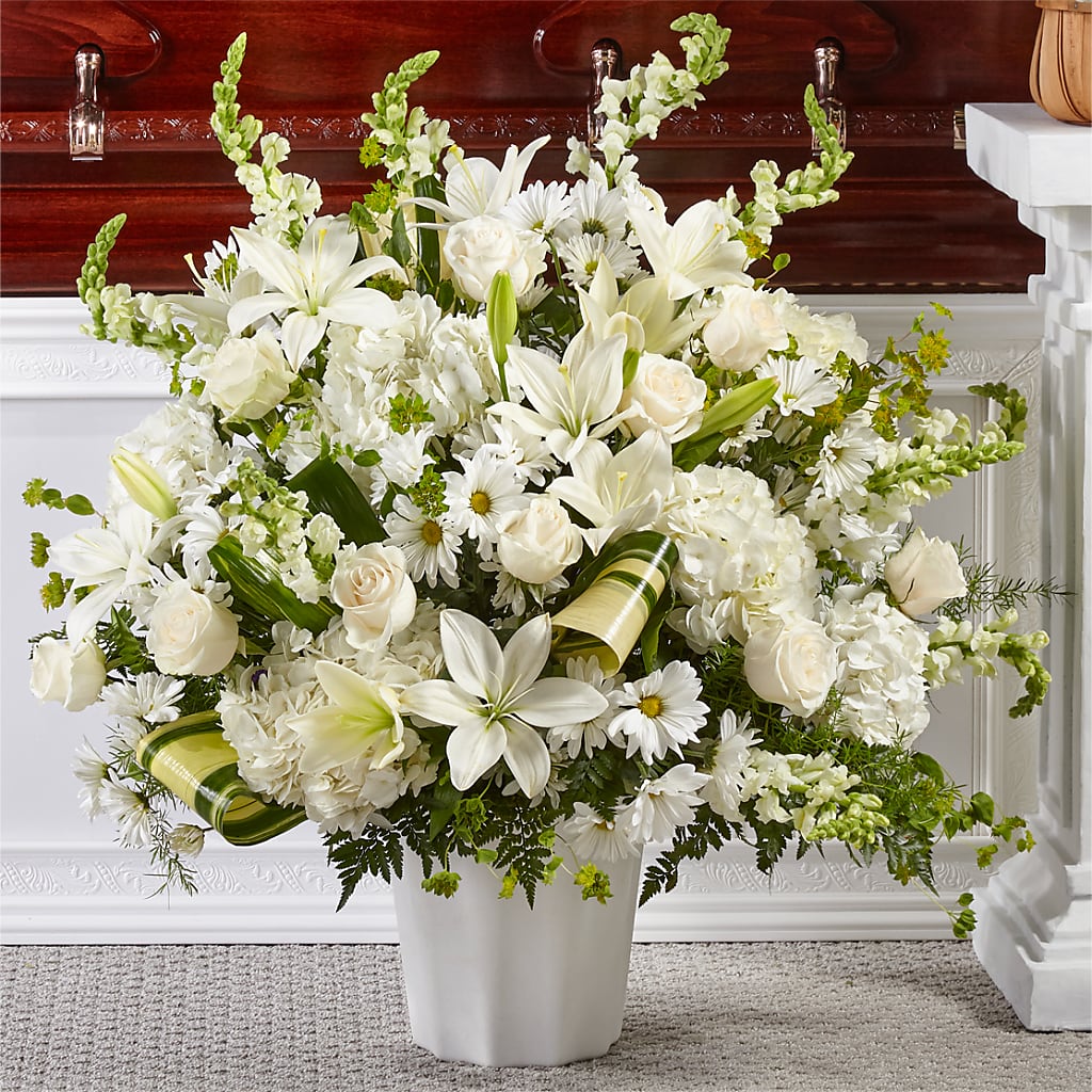 Thoughts of Tranquility Floor Basket – The Happy Florist, Sanford FL