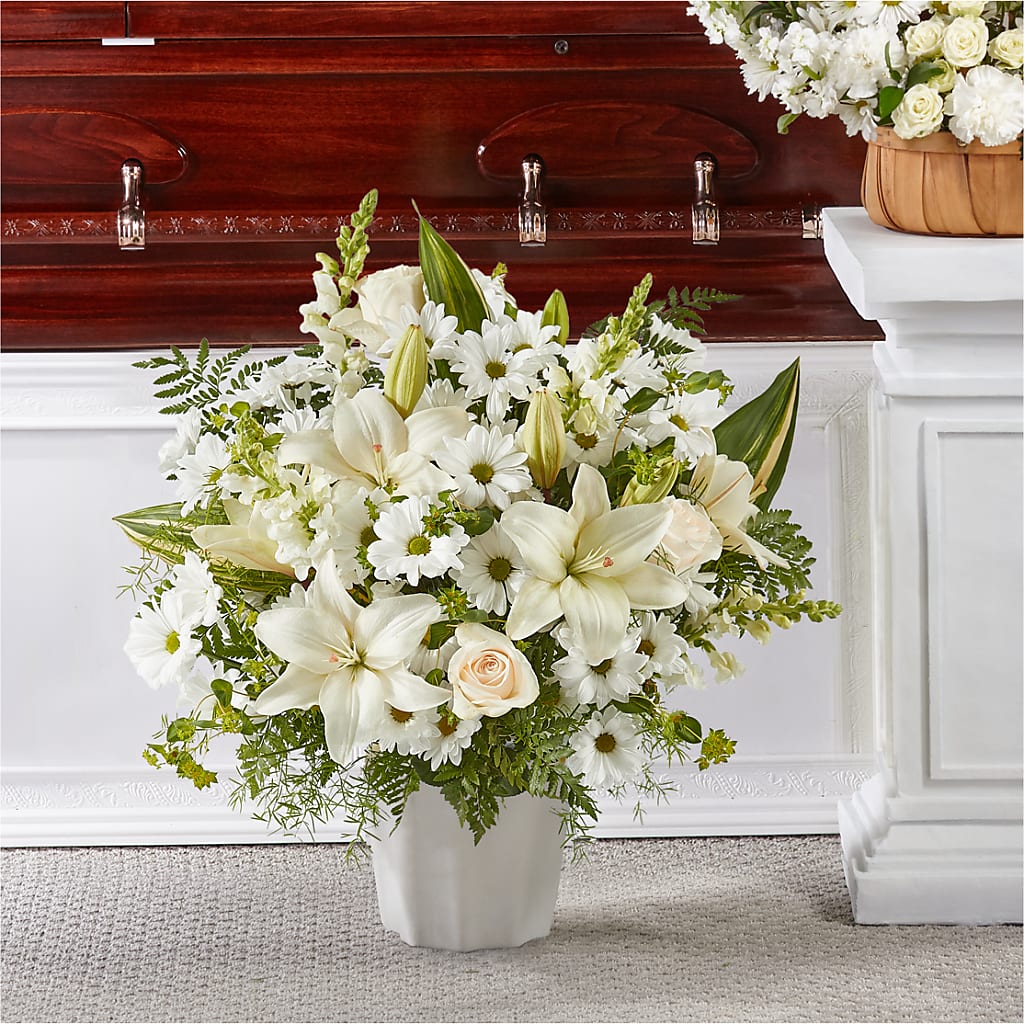Thoughts of Tranquility Floor Basket – The Happy Florist, Sanford FL