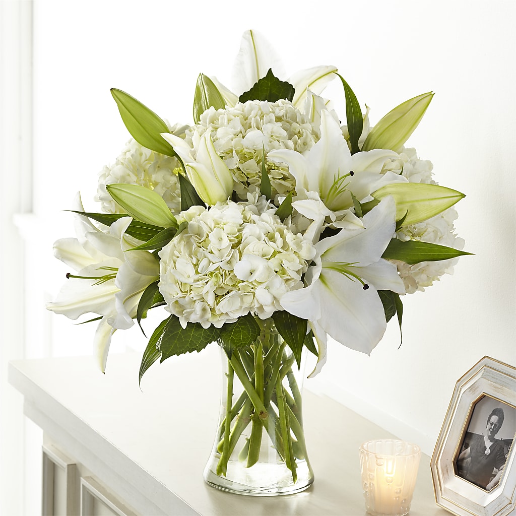 Compassionate Lily Bouquet – The Happy Florist, Sanford FL