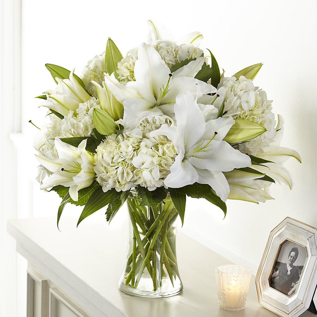Compassionate Lily Bouquet – The Happy Florist, Sanford FL