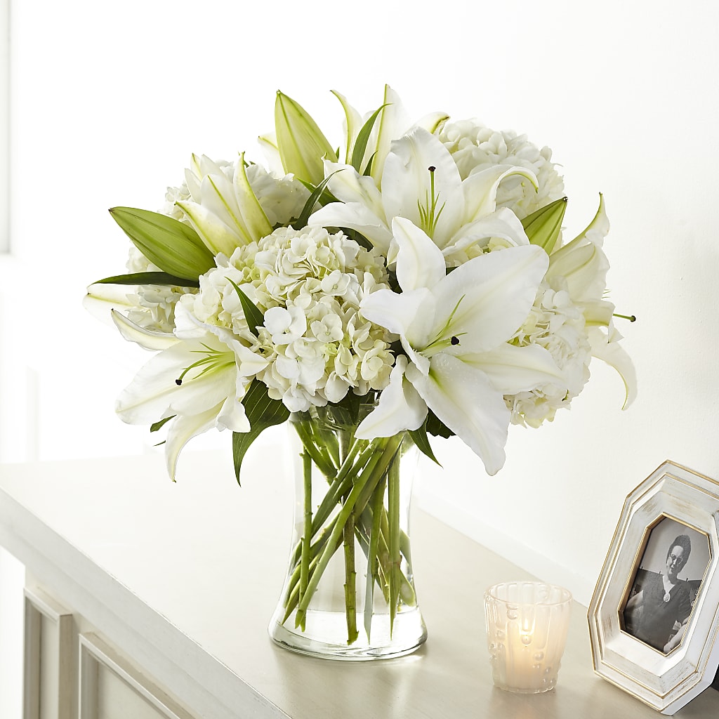 Compassionate Lily Bouquet – The Happy Florist, Sanford FL