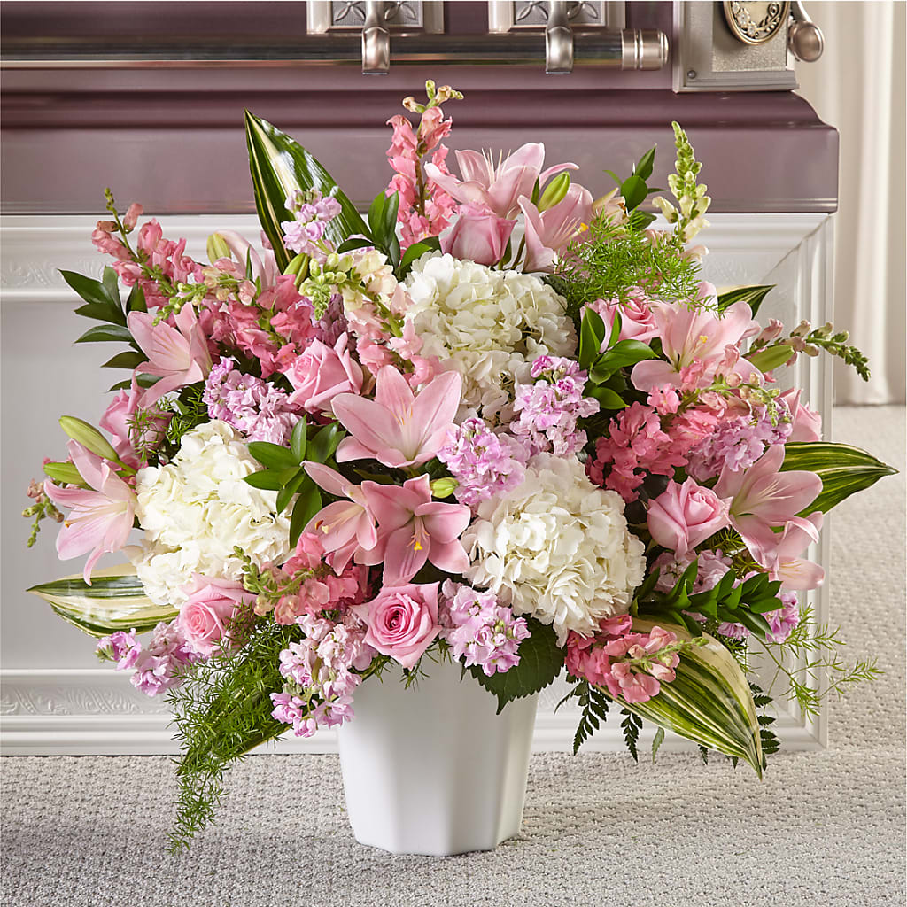 Simply Serene Floor Basket – The Happy Florist, Sanford FL