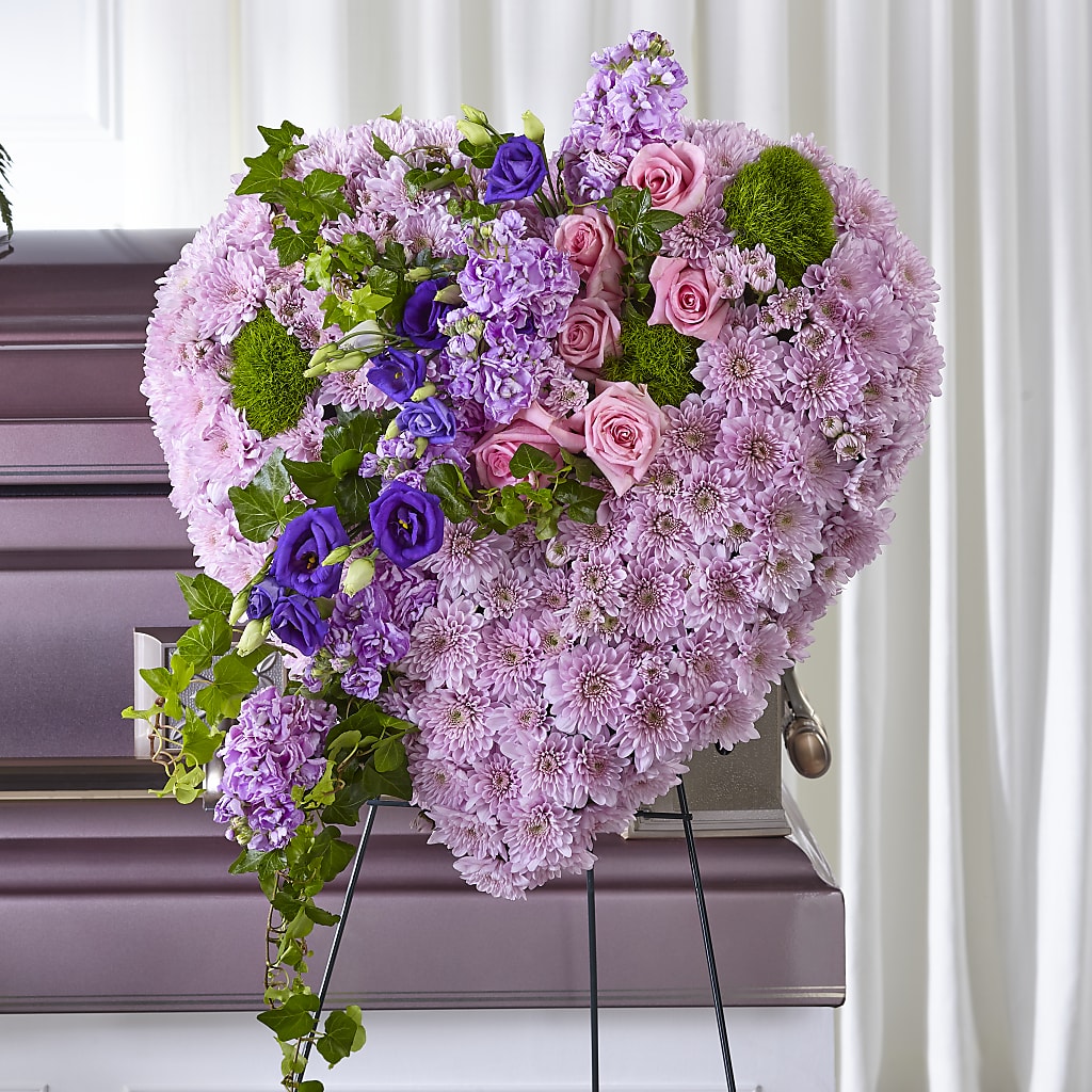 Treasured Love Standing Heart – The Happy Florist, Sanford FL