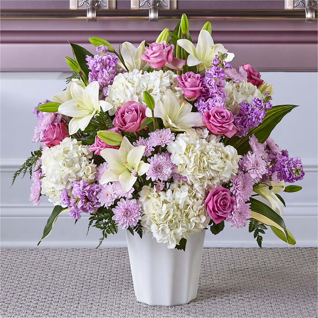 Heaven Sent Floor Basket – The Happy Florist, Sanford FL