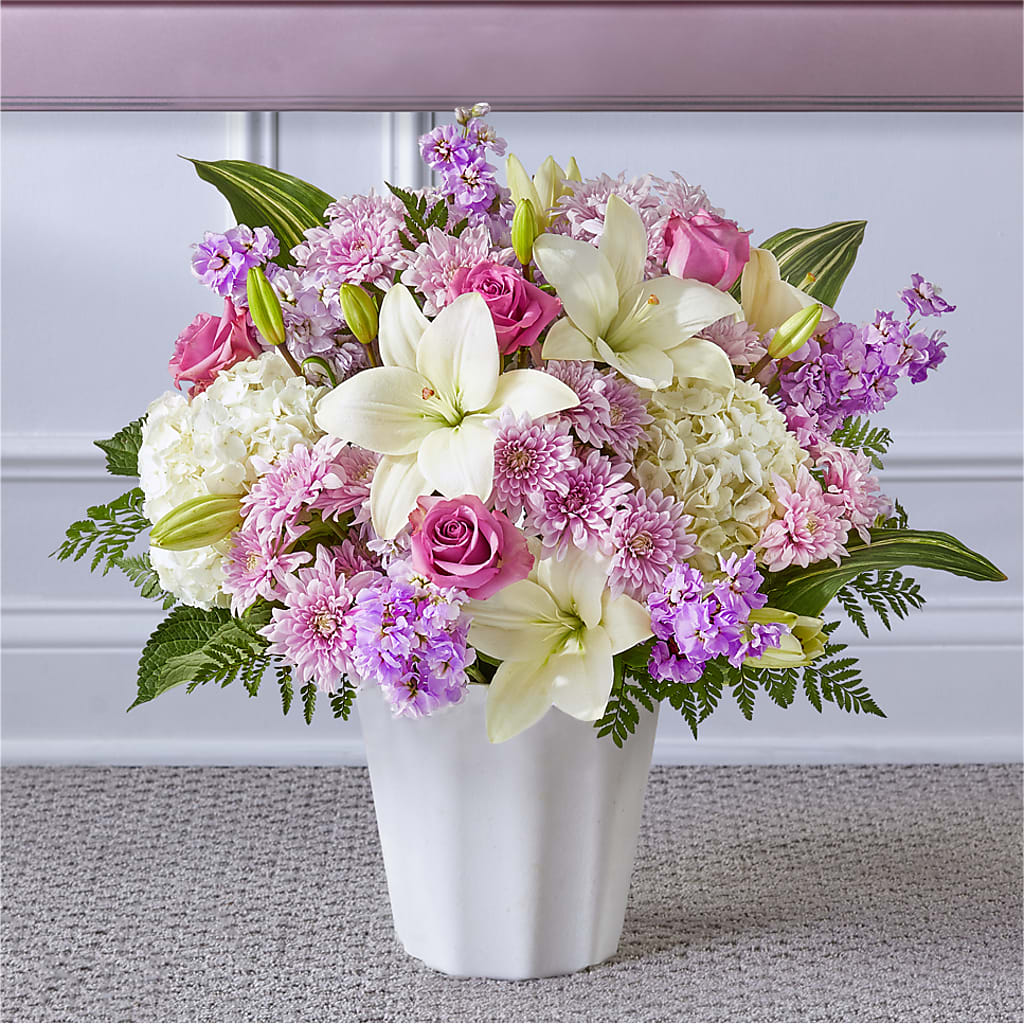 Heaven Sent Floor Basket – The Happy Florist, Sanford FL