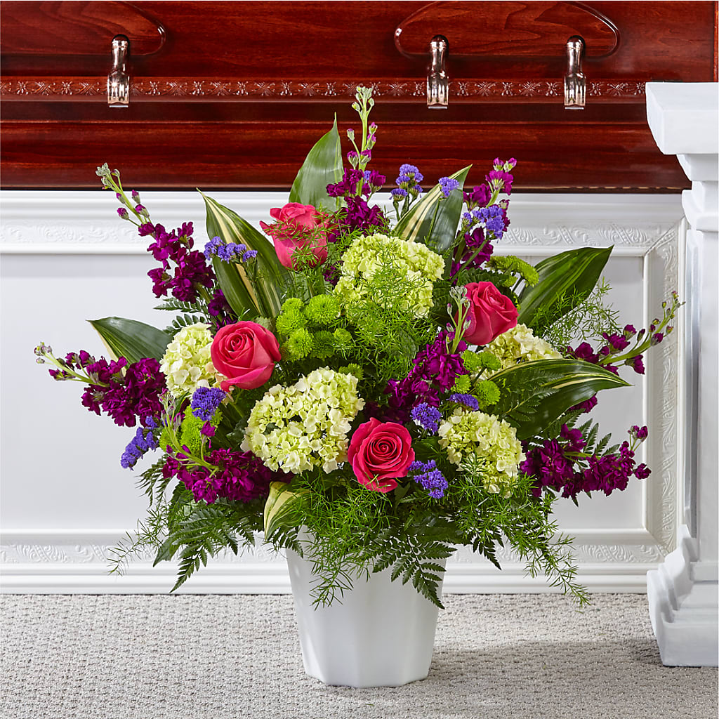 Beautiful Horizons Floor Basket – The Happy Florist, Sanford FL