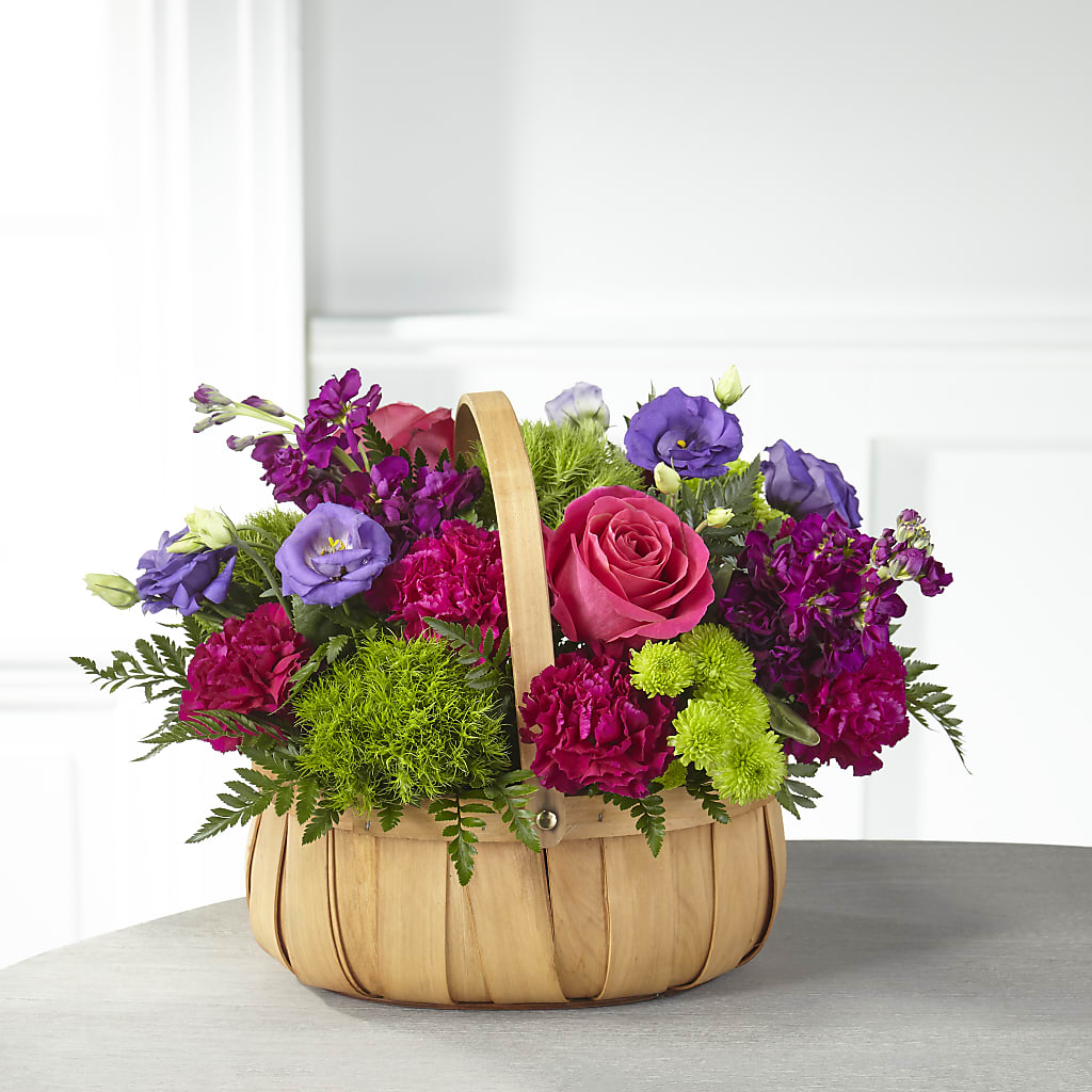 Serene Sanctuary Basket – The Happy Florist, Sanford FL