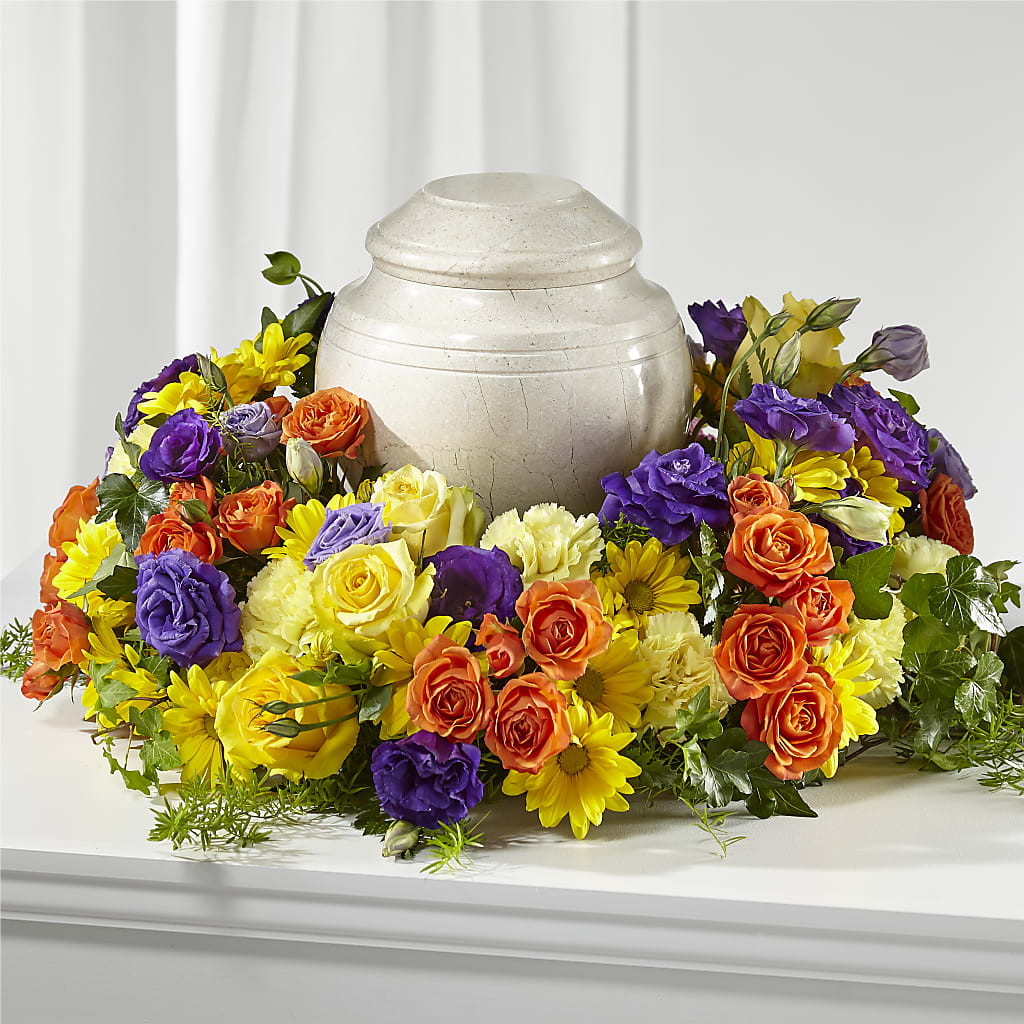 Blossoms of Remembrance Cremation Adornment – The Happy Florist, Sanford FL