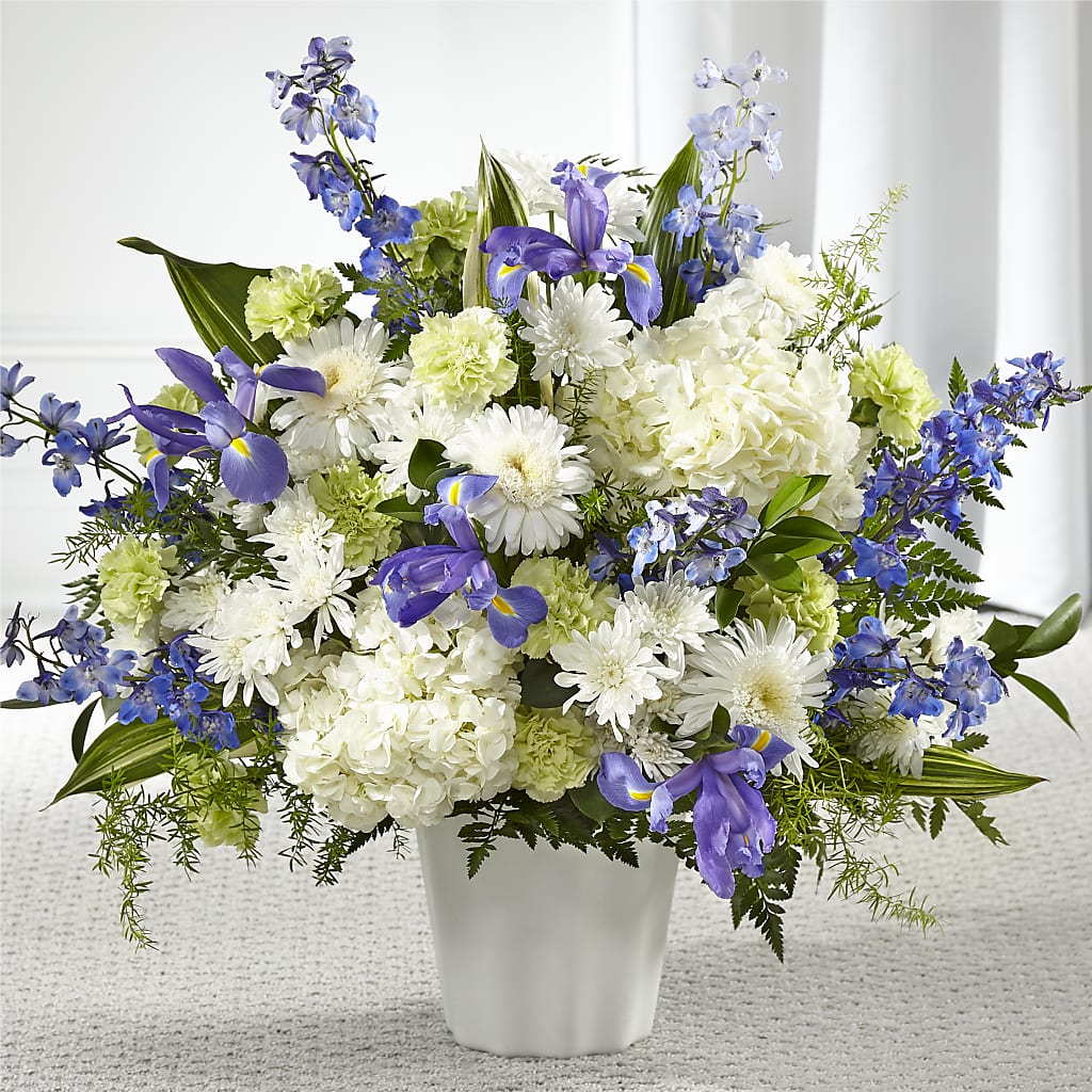 Soft Serenity Floor Basket – The Happy Florist, Sanford FL