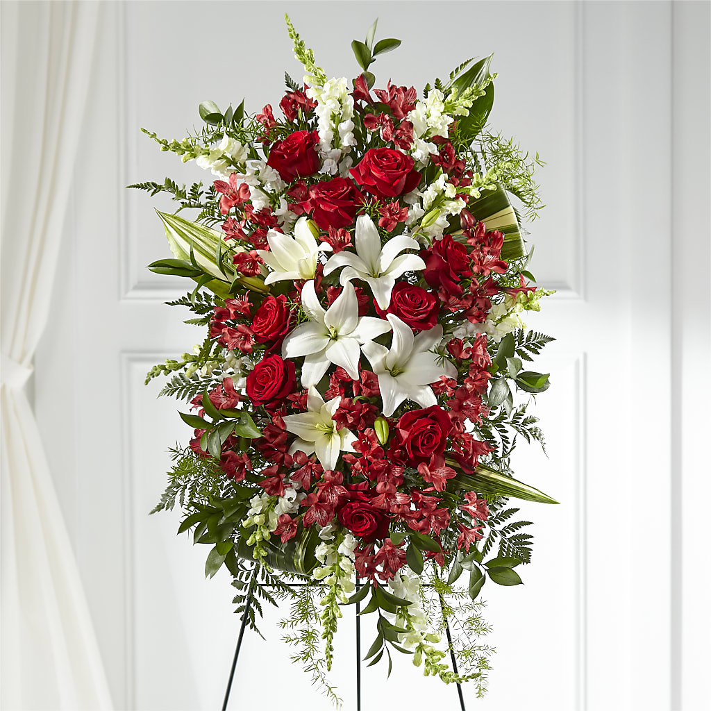 Everlasting Memory Standing Spray – The Happy Florist, Sanford FL