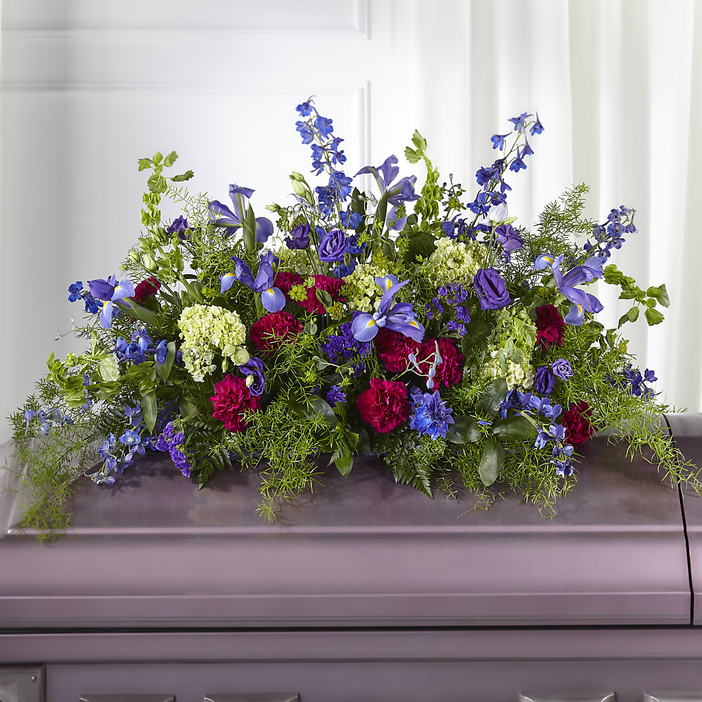 Always Treasured Casket Spray – The Happy Florist, Sanford FL
