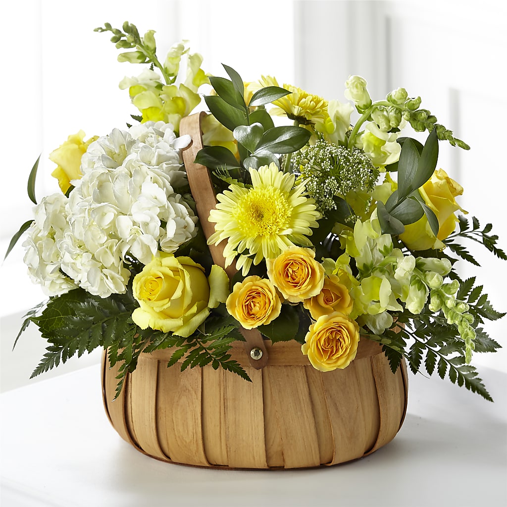 Rustic Remembrance Basket – The Happy Florist, Sanford FL