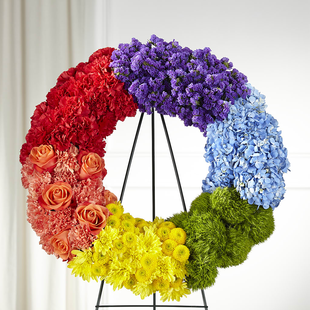 Circle of Love Wreath – The Happy Florist, Sanford FL