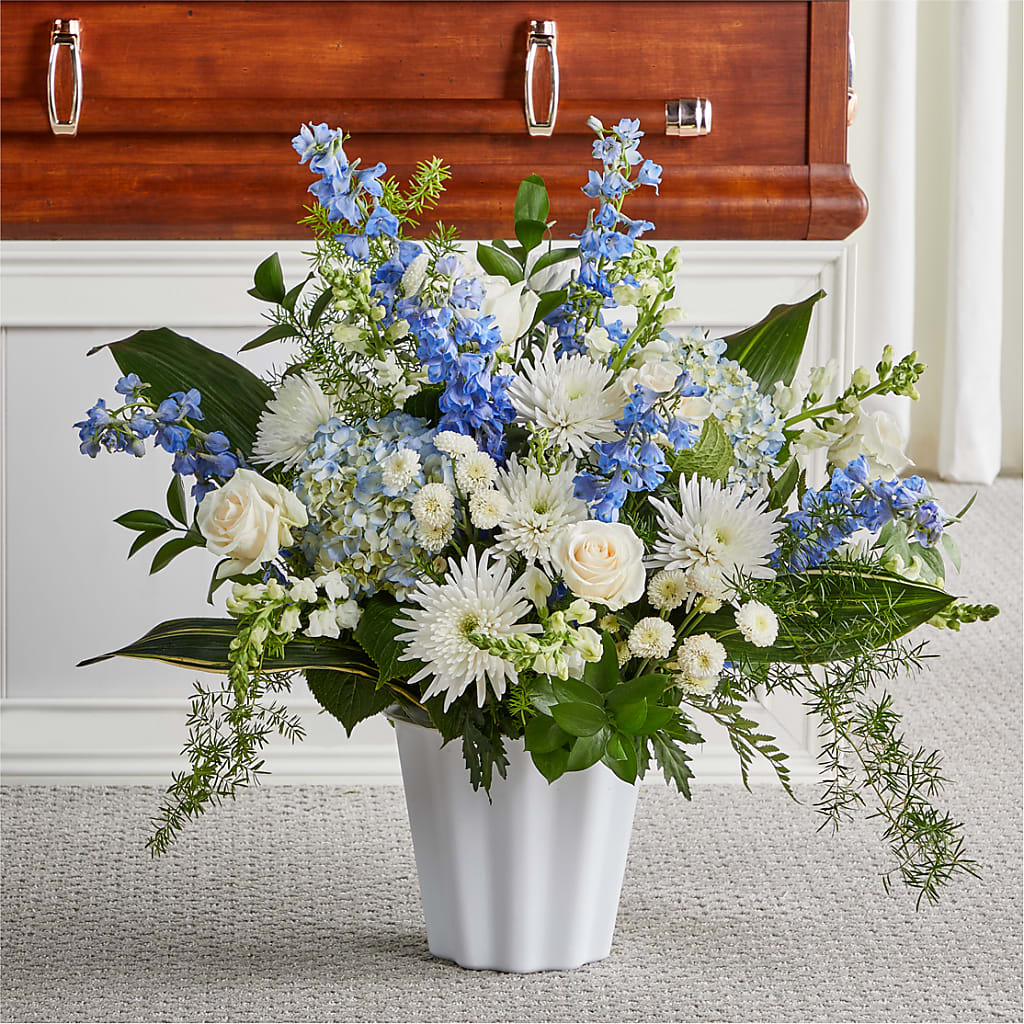 Everlasting Memories Floor Basket – The Happy Florist, Sanford FL