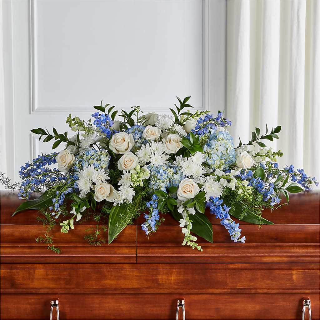 Timeless Essence Casket Spray – The Happy Florist, Sanford FL
