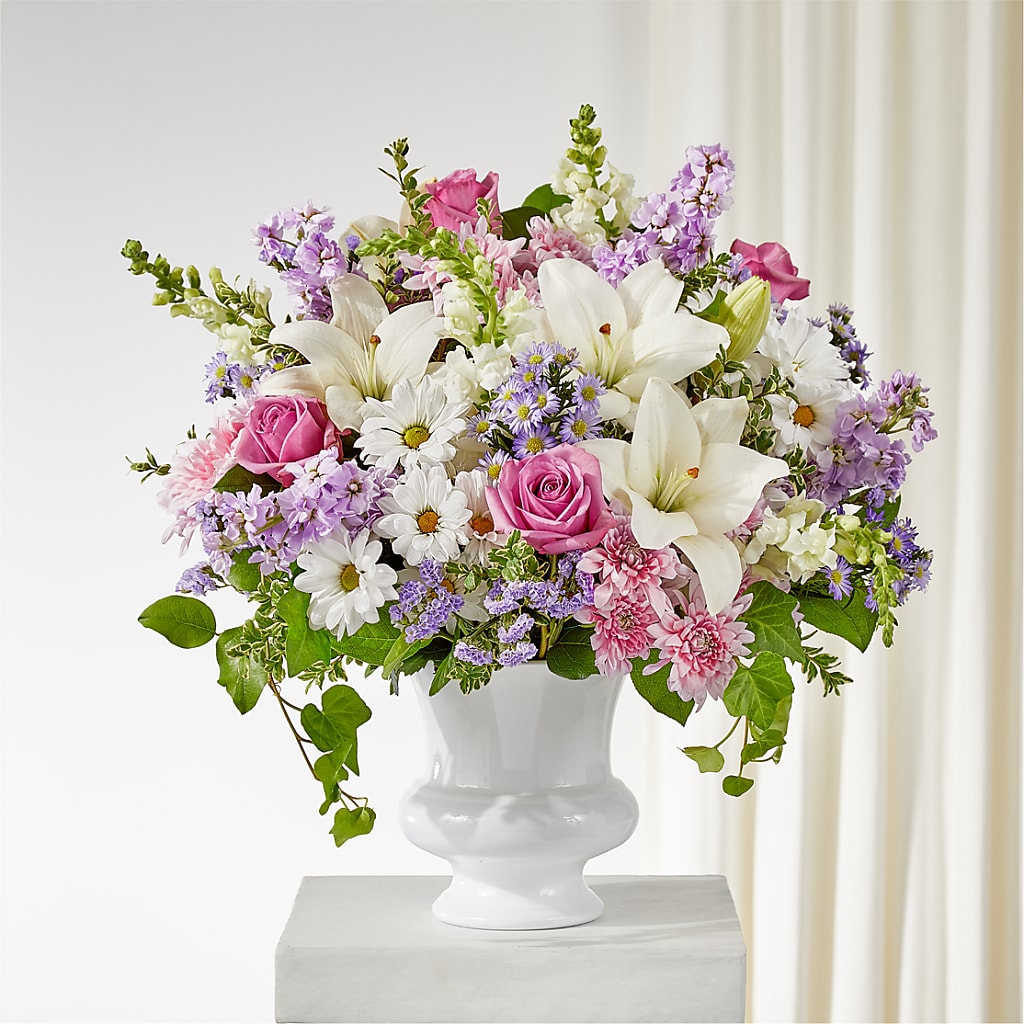 Remarkable Life Urn Arrangement – The Happy Florist, Sanford FL
