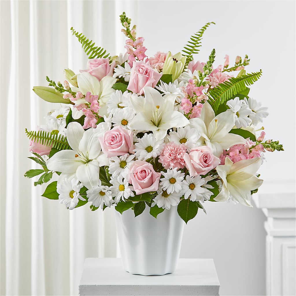 Soft Touch Tabletop Basket – The Happy Florist, Sanford FL