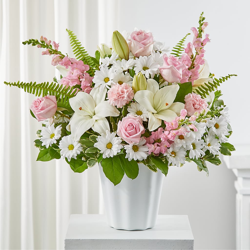 Soft Touch Tabletop Basket – The Happy Florist, Sanford FL