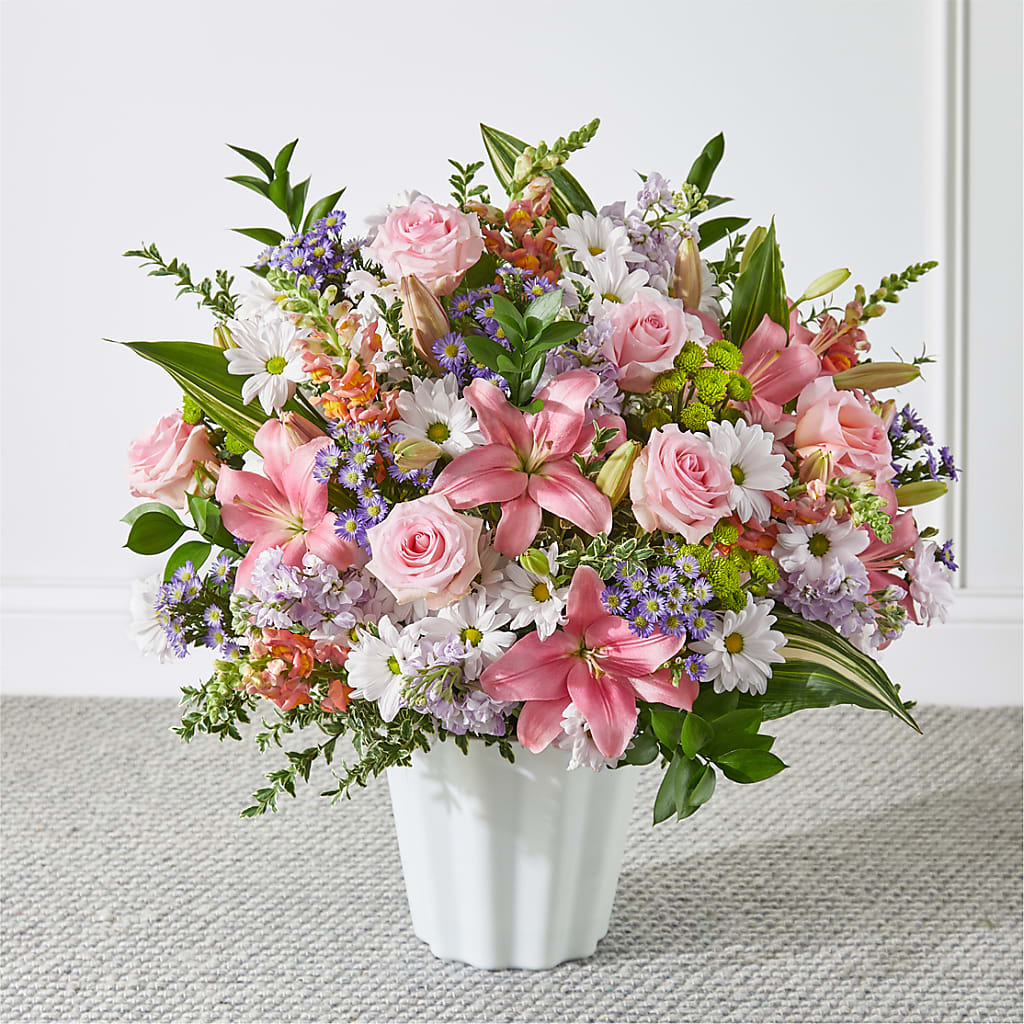 Abundant Compassion Floor Basket – The Happy Florist, Sanford FL