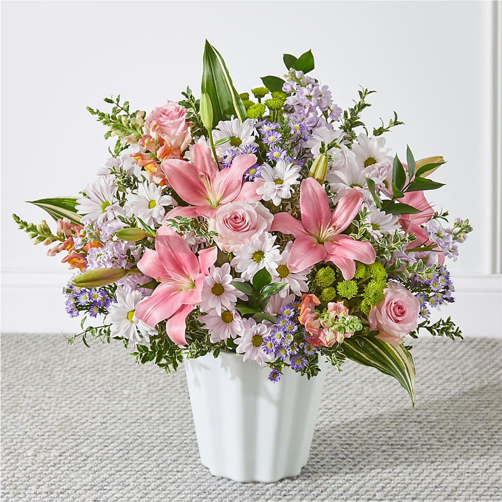 Abundant Compassion Floor Basket – The Happy Florist, Sanford FL