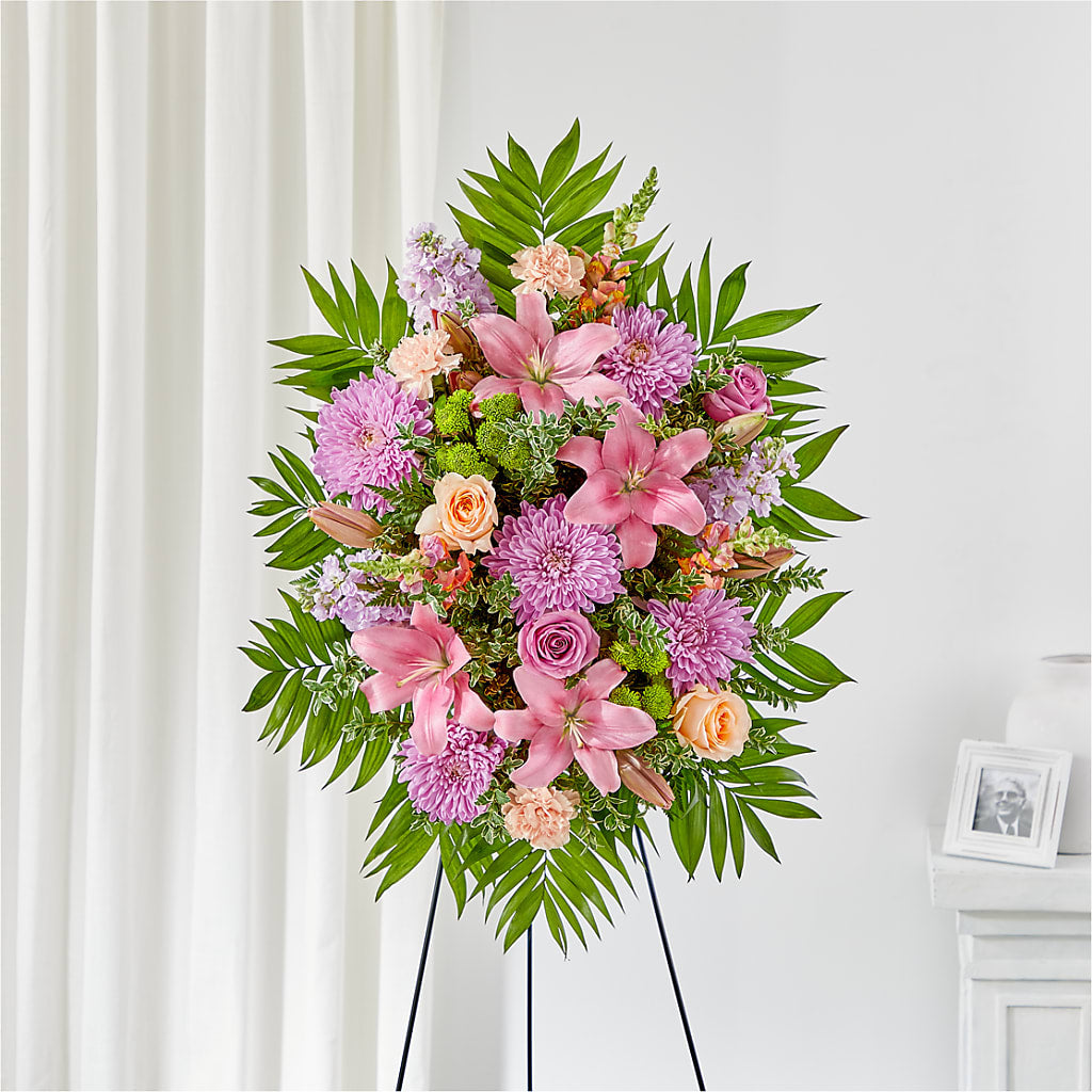Love & Light Standing Spray – The Happy Florist, Sanford FL