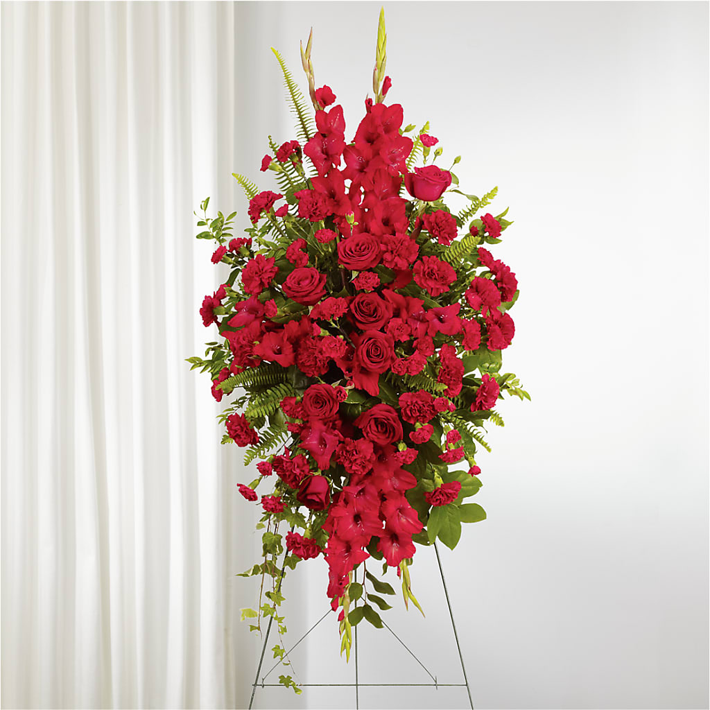 From the Heart Standing Spray – The Happy Florist, Sanford FL