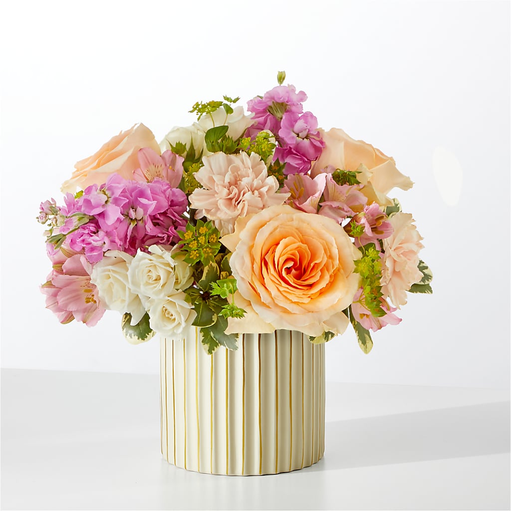 Paradise Bouquet with Ivory Vase – The Happy Florist, Sanford FL