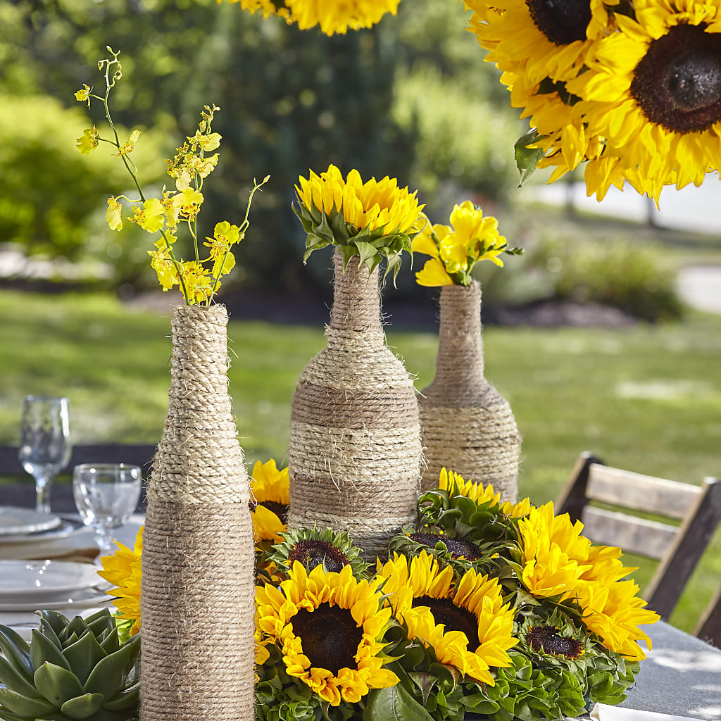 Sublime Garden Centerpiece – The Happy Florist, Sanford FL