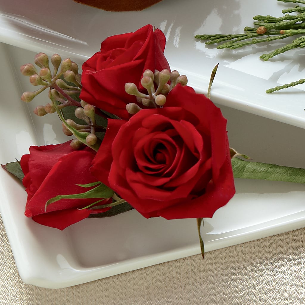 Red Spray Rose Boutonniere – The Happy Florist, Sanford FL