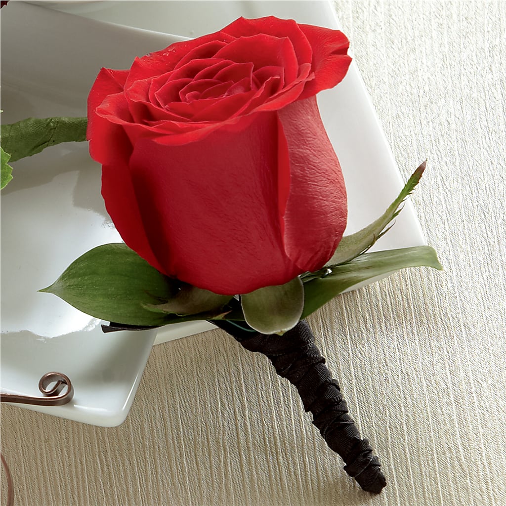 Red Rose Boutonniere – The Happy Florist, Sanford FL