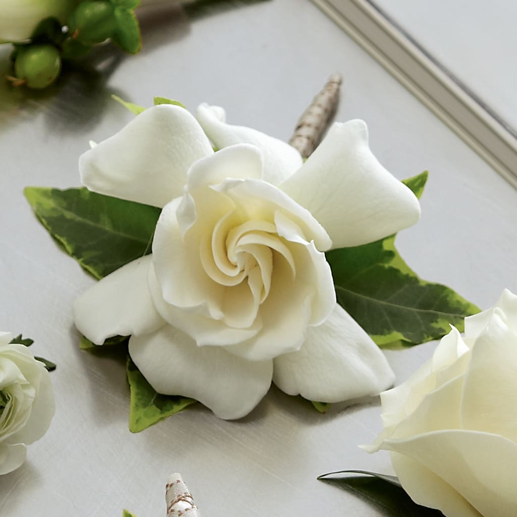 Gardenia Boutonniere – The Happy Florist, Sanford FL